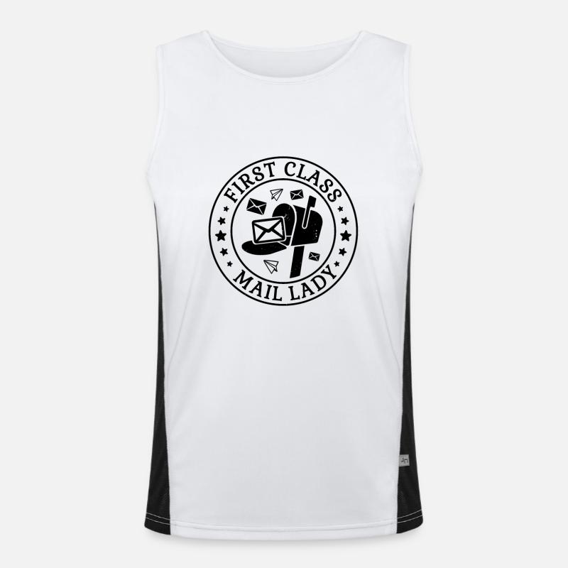 Postman Postman Postman Postman Men's Functional Contrast Tank Top 