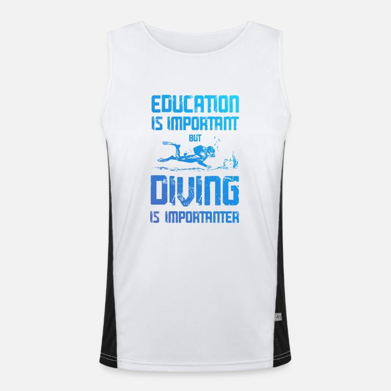 Formation plongée Débardeur respirant contrasté Homme 