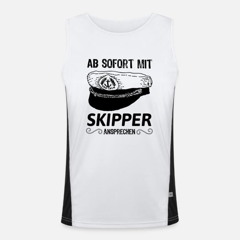 Skipper Funktionelles Kontrast-Tank Top für Männer 