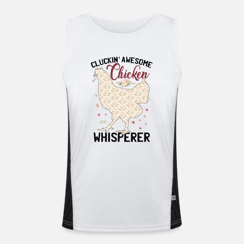 Chicken Whisperer Men's Functional Contrast Tank Top 