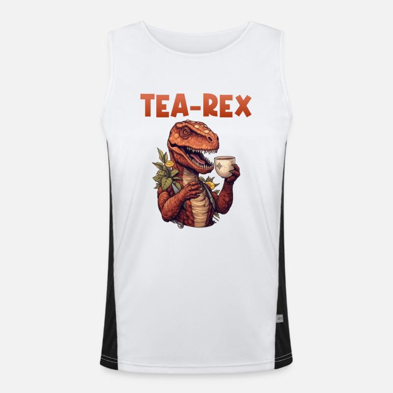 Tea lover tea tea drinker tea drinker Men's Functional Contrast Tank Top 