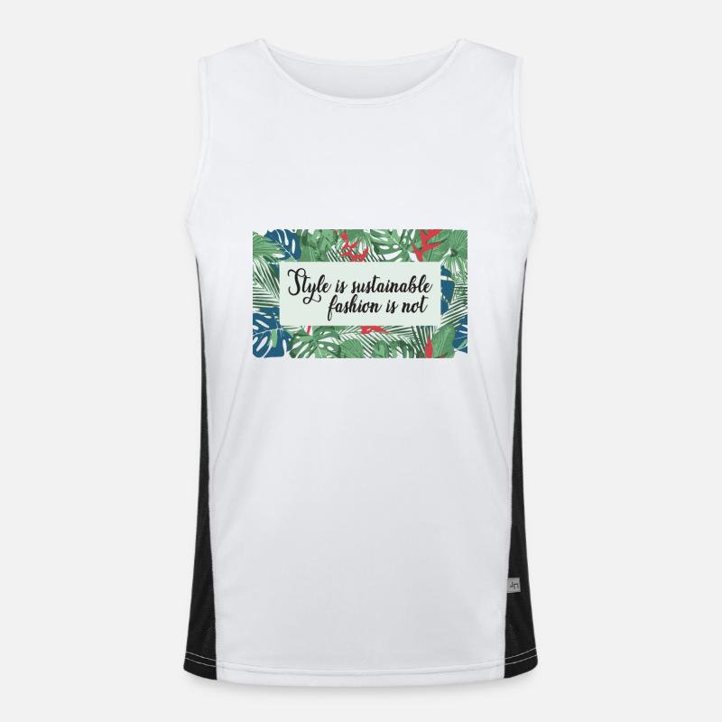 Le style est une mode durable pas Débardeur respirant contrasté Homme 