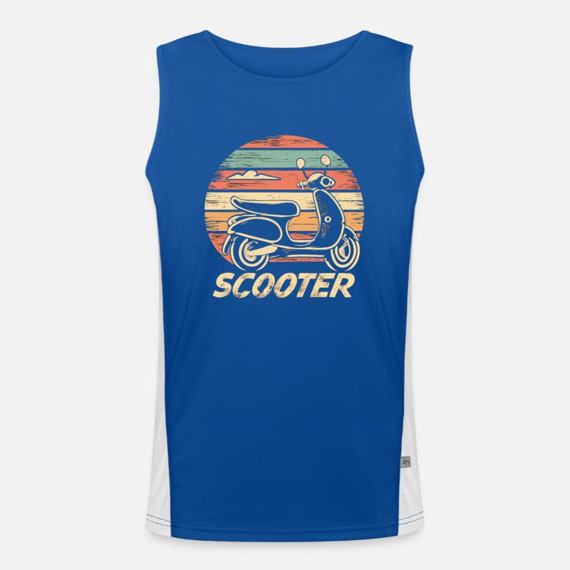 Scooter Motorroller Mofa Moped Roller Men's Functional Contrast Tank Top 
