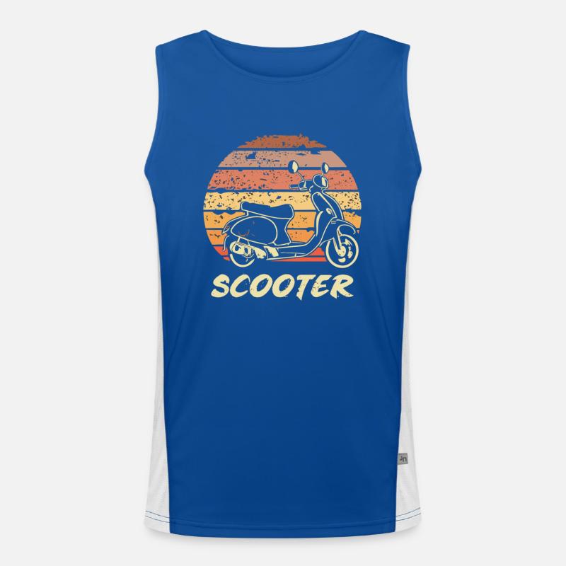 Scooter Motorroller Mofa Moped Roller Men's Functional Contrast Tank Top 