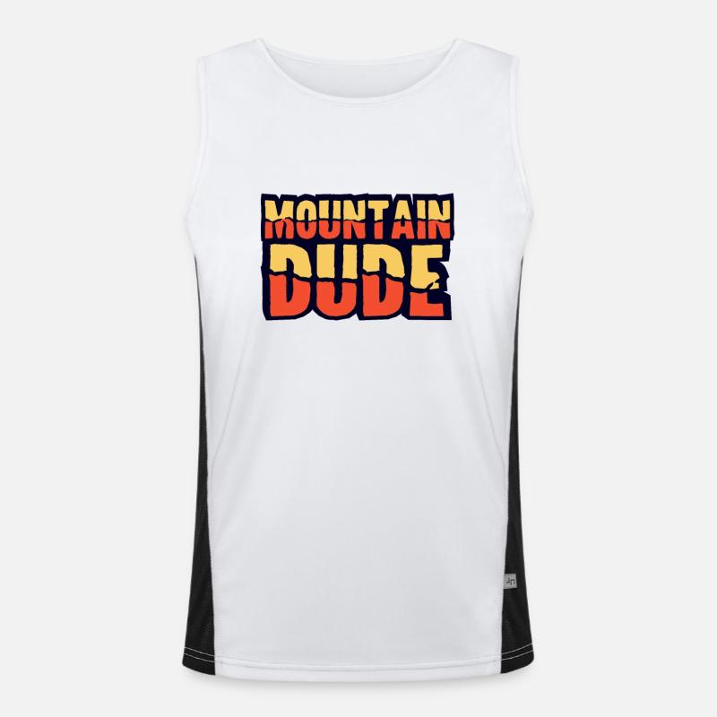 Mountain Mate, Mountain Guy, Guy and Nature Boy Men's Functional Contrast Tank Top 