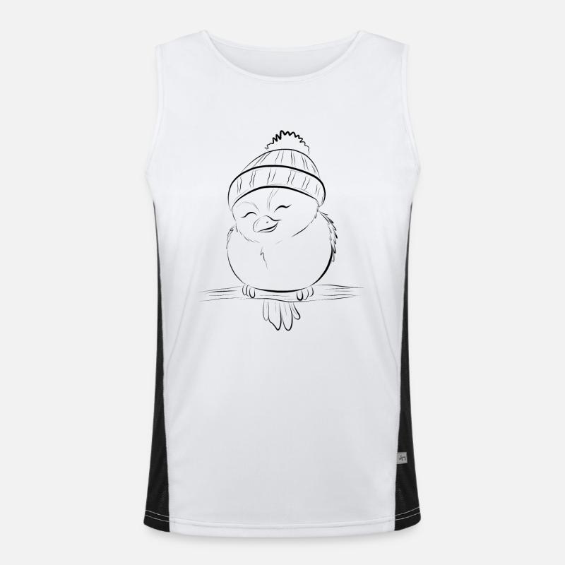 Spatz Funktionelles Kontrast-Tank Top für Männer 