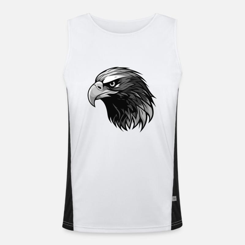 Eagle Head Men's Functional Contrast Tank Top 