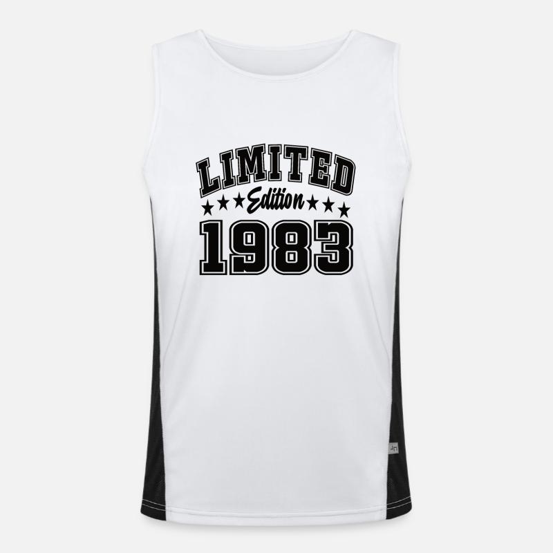 Limited Edition 1983 Funktionelles Kontrast-Tank Top für Männer 