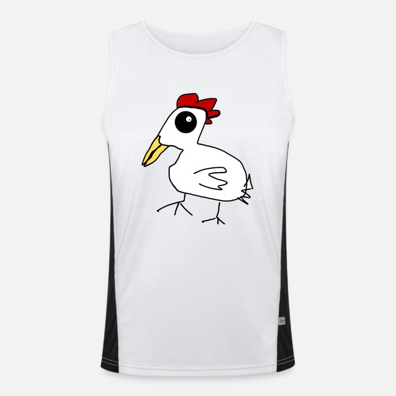 Poulet Débardeur respirant contrasté Homme 