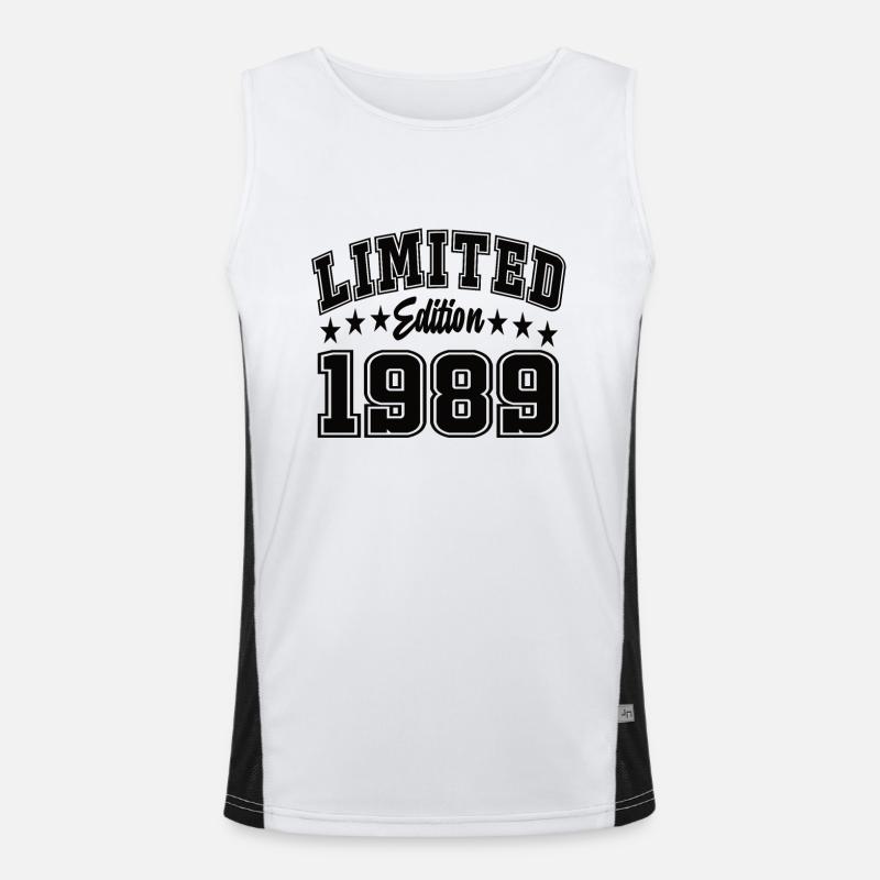 Édition limitée 1989 Débardeur respirant contrasté Homme 
