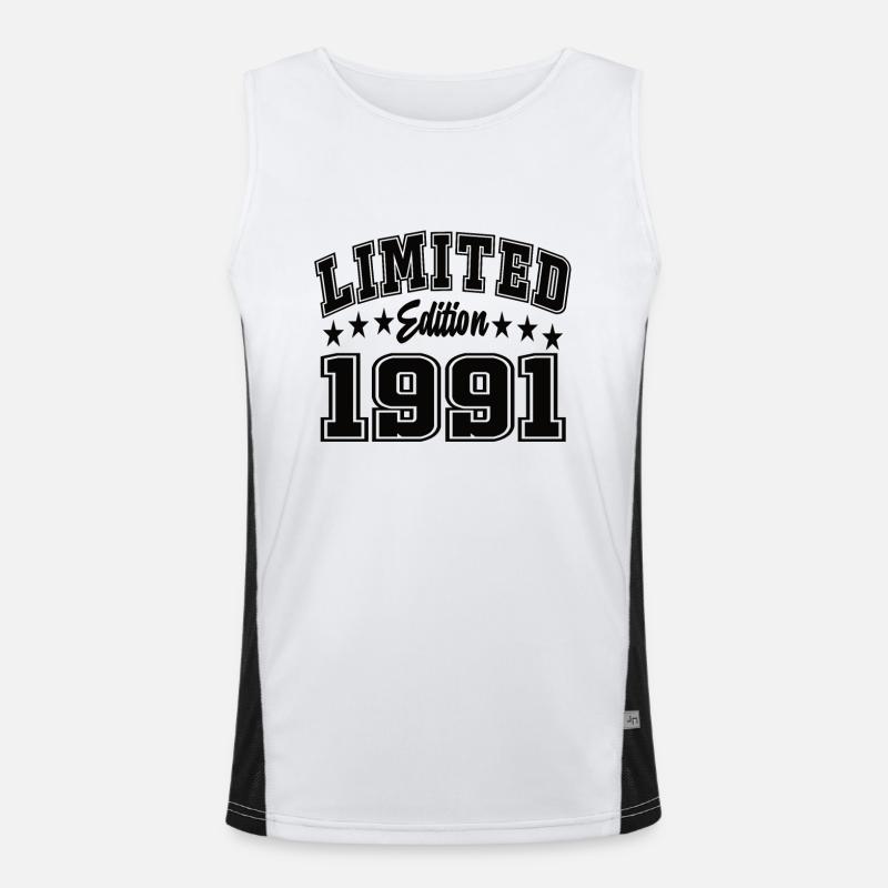 Limited Edition 1991 Funktionelles Kontrast-Tank Top für Männer 