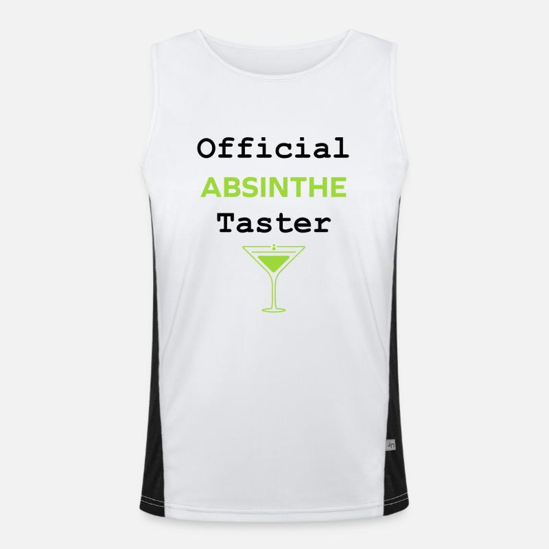 Official absinthe taster Men's Functional Contrast Tank Top 