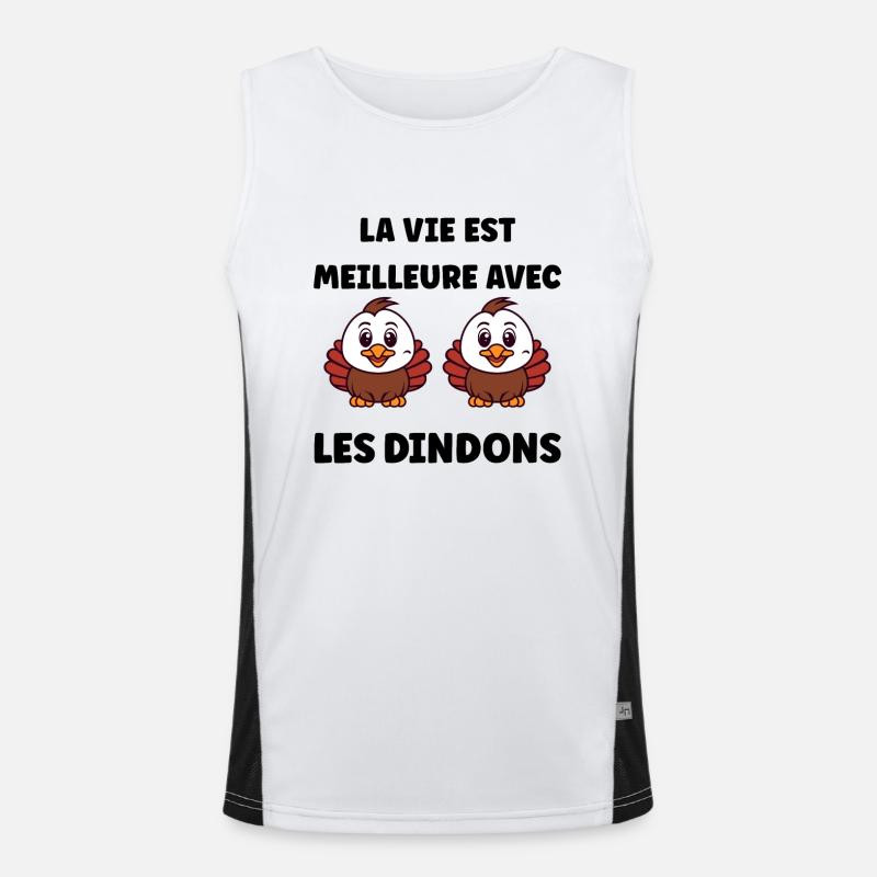 dindons Débardeur respirant contrasté Homme 