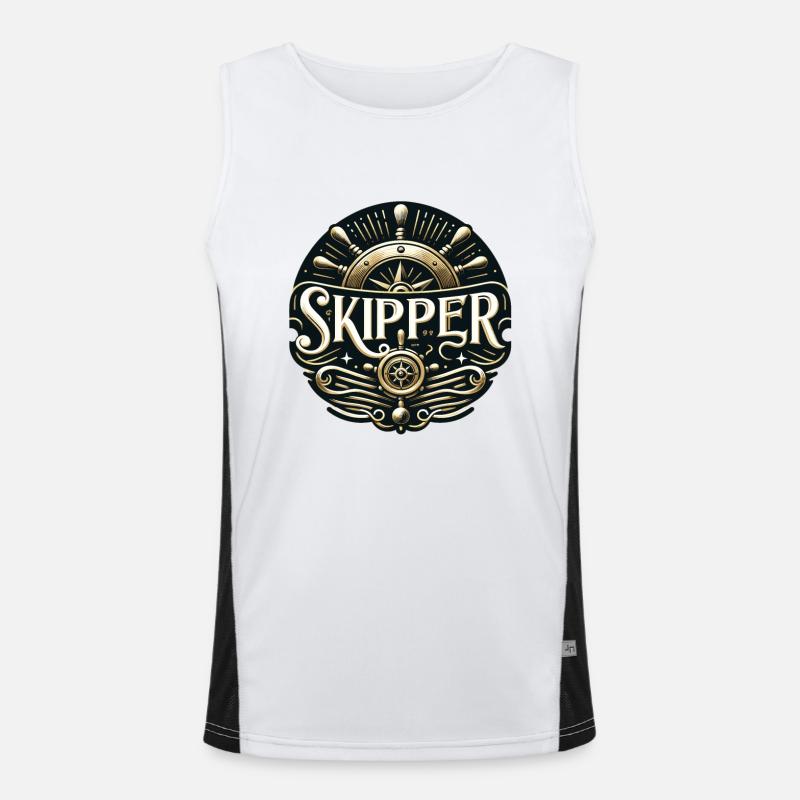 Skipper Débardeur respirant contrasté Homme 