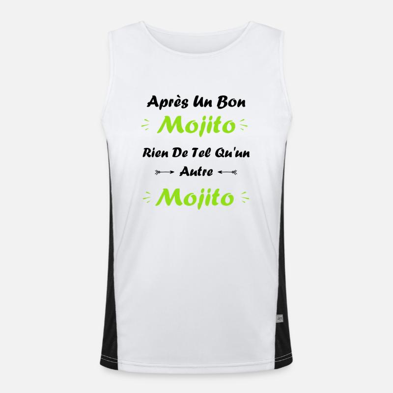 Mojito Débardeur respirant contrasté Homme 