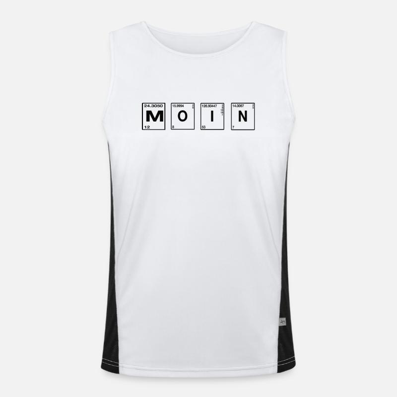 Moin Funktionelles Kontrast-Tank Top für Männer 