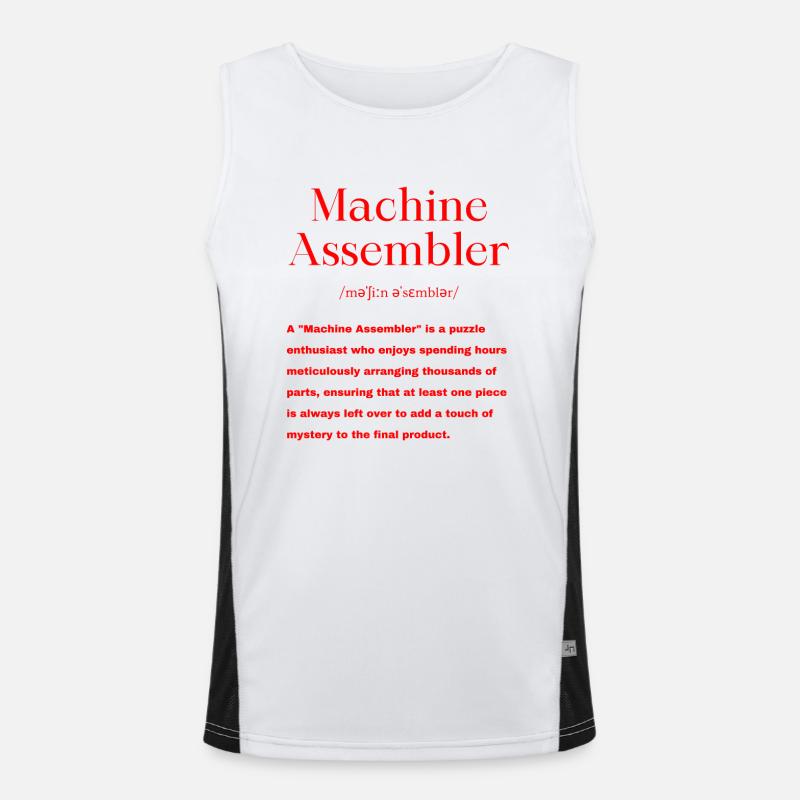 Mechanical engineer Men's Functional Contrast Tank Top 