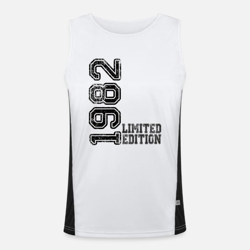 Limited Edition 1982 Funktionelles Kontrast-Tank Top für Männer 