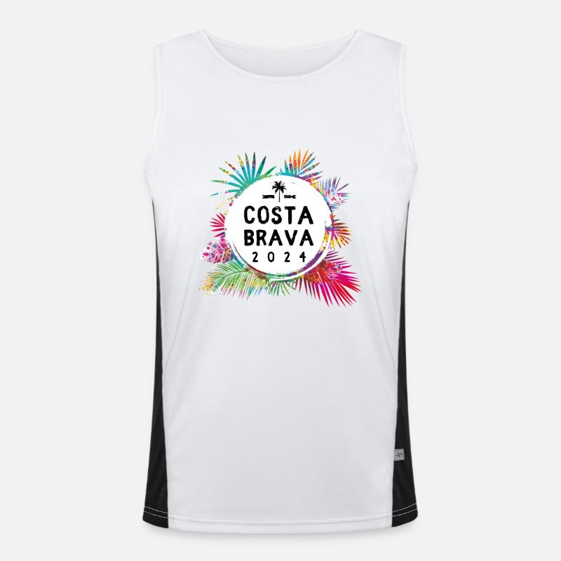 Costa Brava 2024 Coloré Débardeur respirant contrasté Homme 