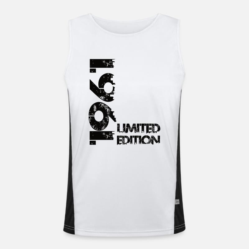 Limited Edition 1961 Funktionelles Kontrast-Tank Top für Männer 