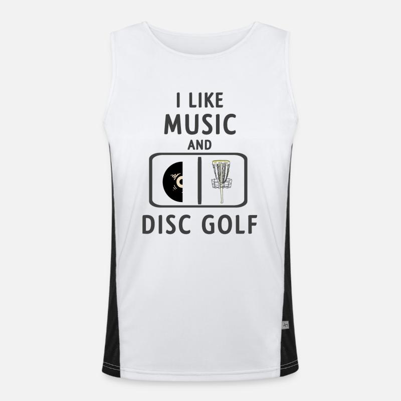Discgolf Funktionelles Kontrast-Tank Top für Männer 