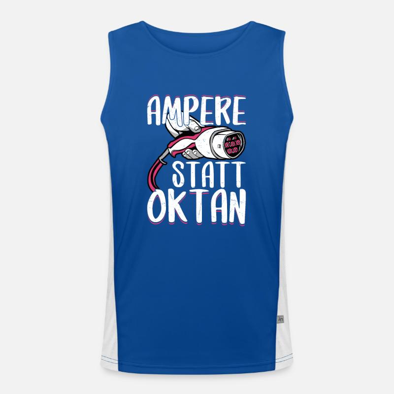 Ampere Statt Oktan Funktionelles Kontrast-Tank Top für Männer 