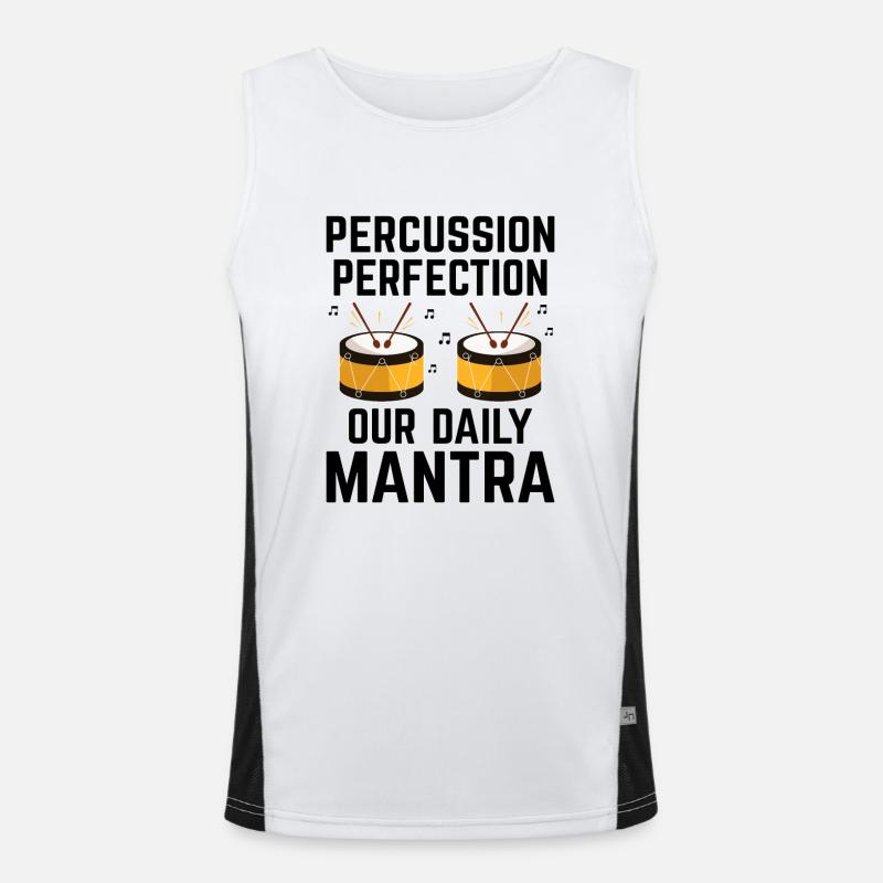 Drum Corps Marching Band Drum Corp Music Percussio Funktionelles Kontrast-Tank Top für Männer 