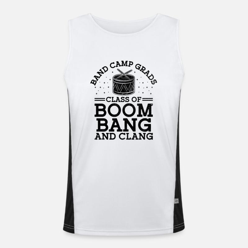 Drum Corps Marching Band Drum Corp Music Percussio Funktionelles Kontrast-Tank Top für Männer 