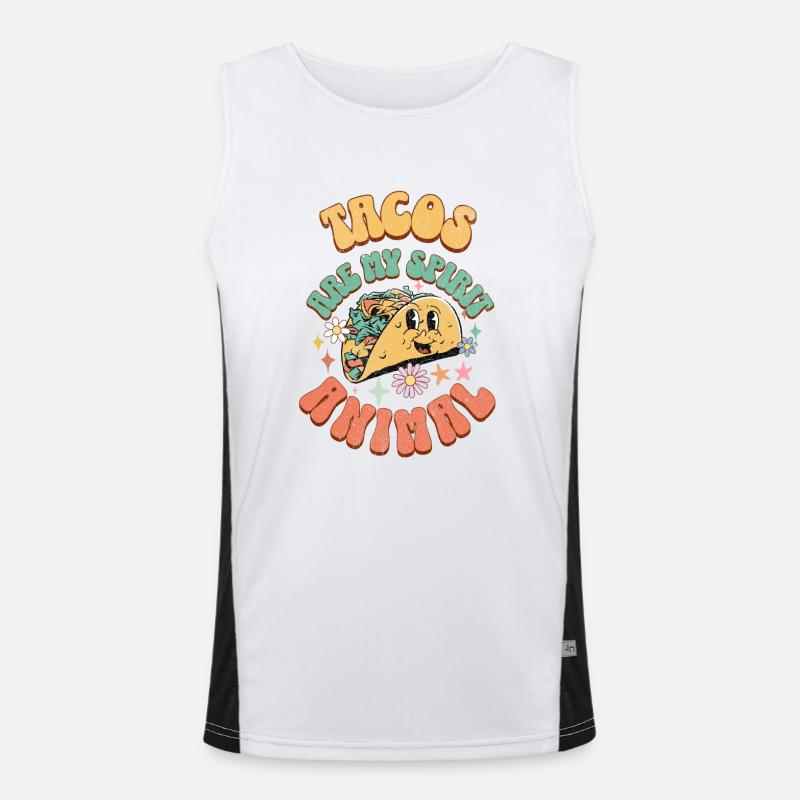 Taco Funktionelles Kontrast-Tank Top für Männer 