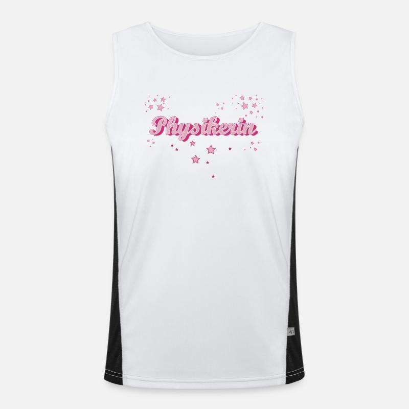 Physics Graduation Gift Physicist Men's Functional Contrast Tank Top 