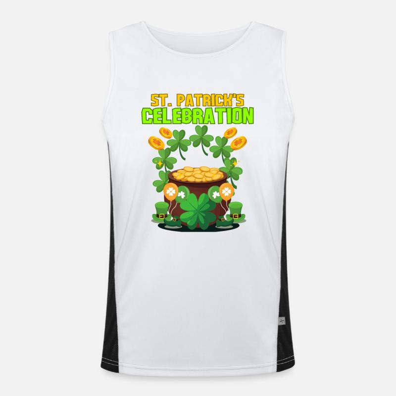 Fête de la Saint-Patrick Débardeur respirant contrasté Homme 