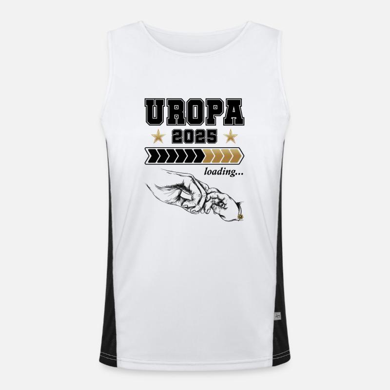 Uropa Loading 2025 Funktionelles Kontrast-Tank Top für Männer 