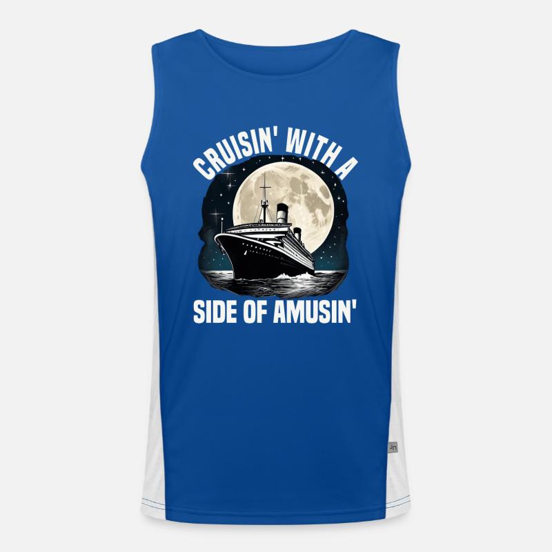 Cruising Trip Cruise Ship Vacation Group Matching Funktionelles Kontrast-Tank Top für Männer 