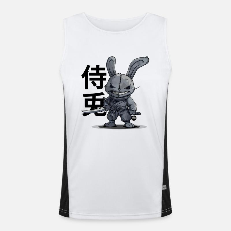 Samurai Rabbit Men's Functional Contrast Tank Top 