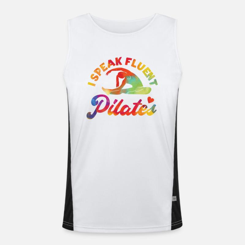 Pilates Instructor Teacher Funktionelles Kontrast-Tank Top für Männer 