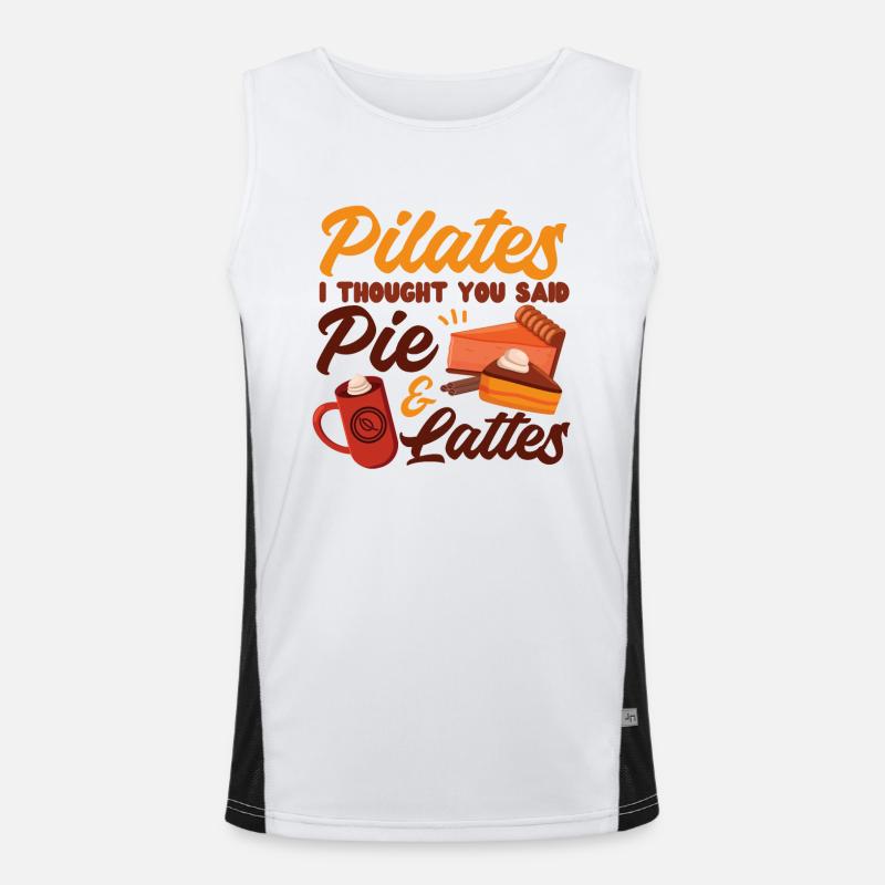 Pilates Instructor Teacher Pun Funktionelles Kontrast-Tank Top für Männer 