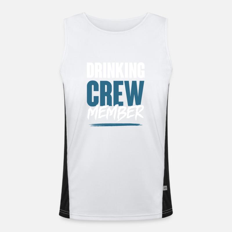 Drinking Crew Men's Functional Contrast Tank Top 