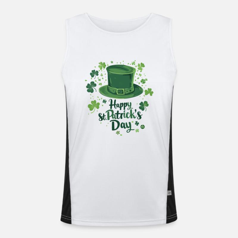 Emerald Top Hat Men's Functional Contrast Tank Top 