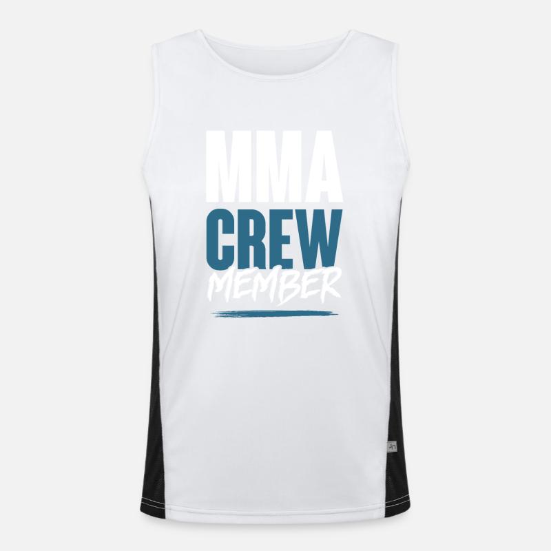 Mma Crew Funktionelles Kontrast-Tank Top für Männer 