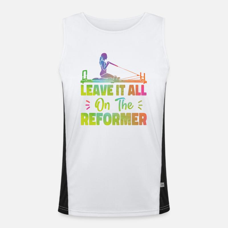 Pilates Instructor Teacher Funktionelles Kontrast-Tank Top für Männer 