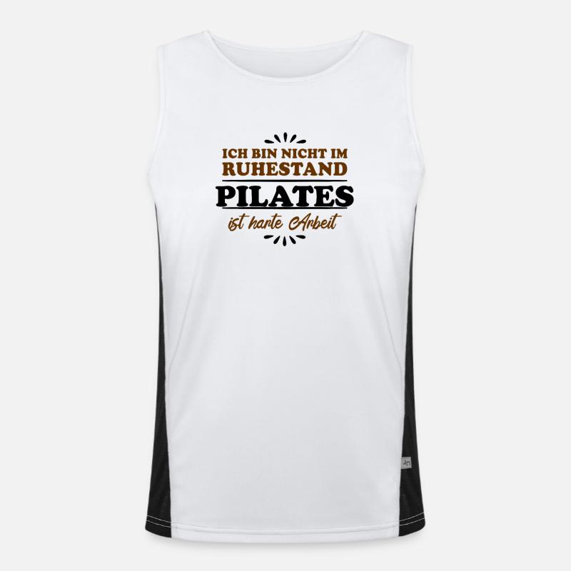 Retraité Retraité Pilates Débardeur respirant contrasté Homme 