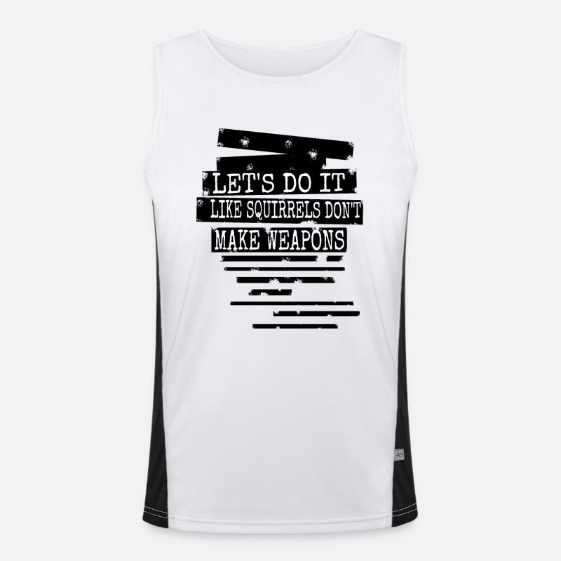 poison anti war statement present jokes green bird Men's Functional Contrast Tank Top 