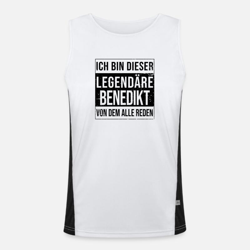 I'm this legendary for Benedict Men's Functional Contrast Tank Top 