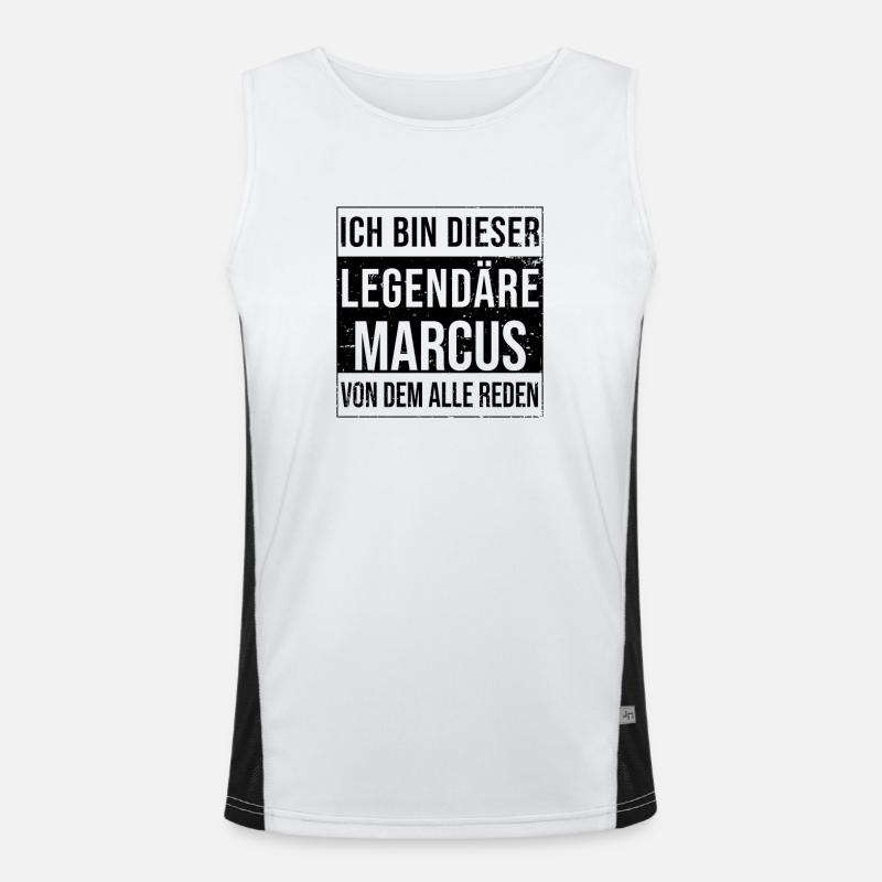 I'm this legendary for Marcus Men's Functional Contrast Tank Top 