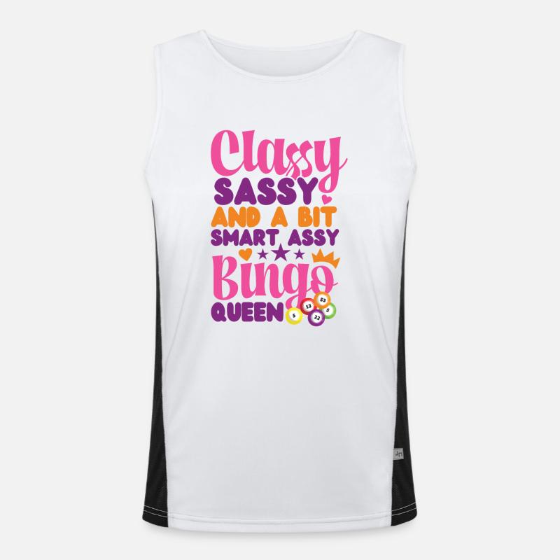 Joueur de bingo Classy Sassy Et A Débardeur respirant contrasté Homme 