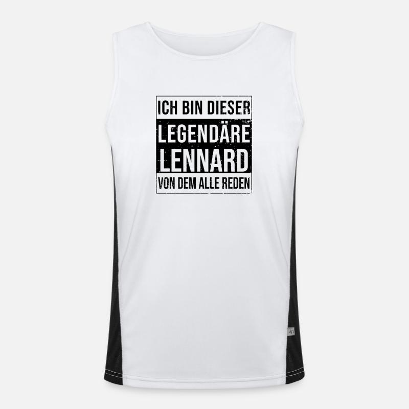 I'm this legendary for Lennard Men's Functional Contrast Tank Top 