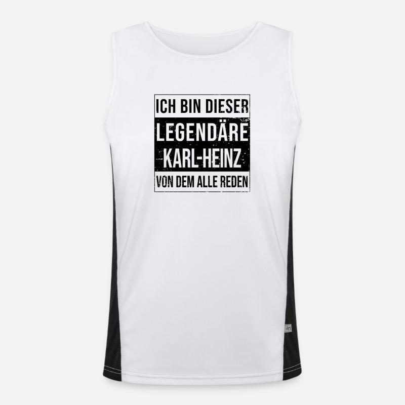 I'm this legendary for Karl-Heinz Men's Functional Contrast Tank Top 
