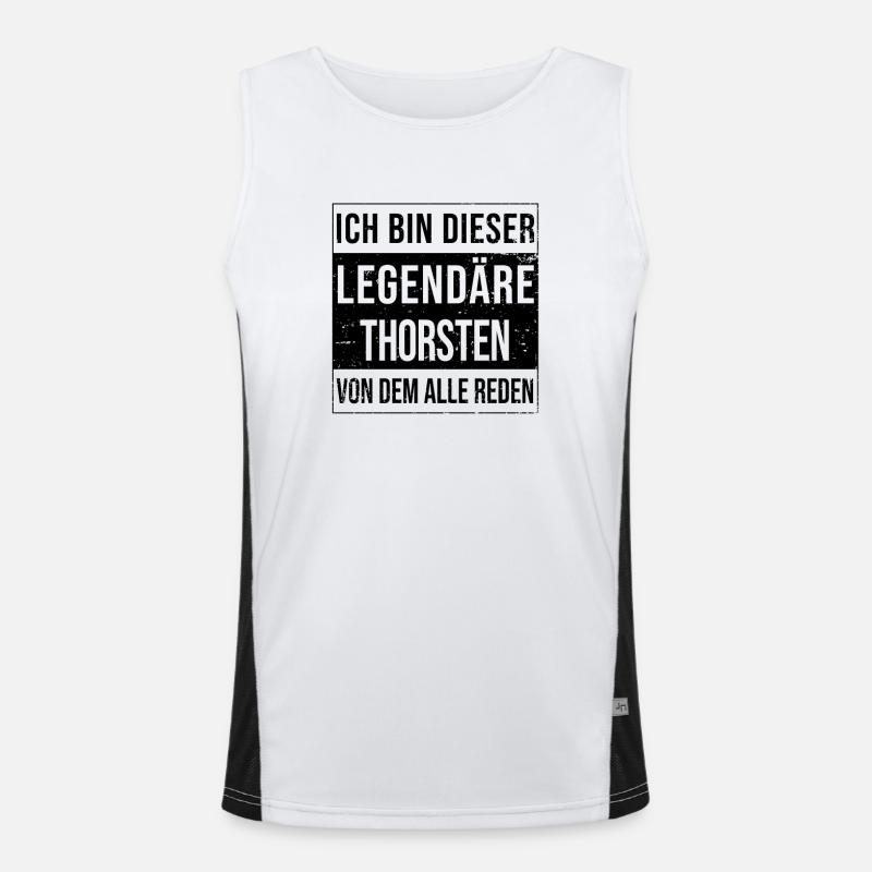 I'm this legendary for Thorsten Men's Functional Contrast Tank Top 