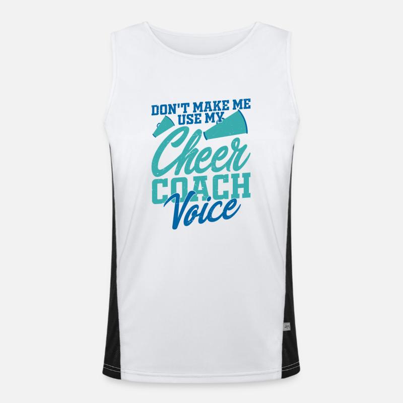 Ne me faites pas utiliser mon cheerleadin vocal de cheer coach Débardeur respirant contrasté Homme 