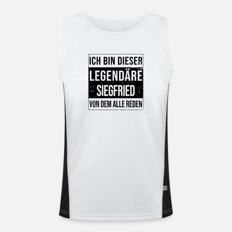 I'm this legendary for Siegfried Men's Functional Contrast Tank Top 